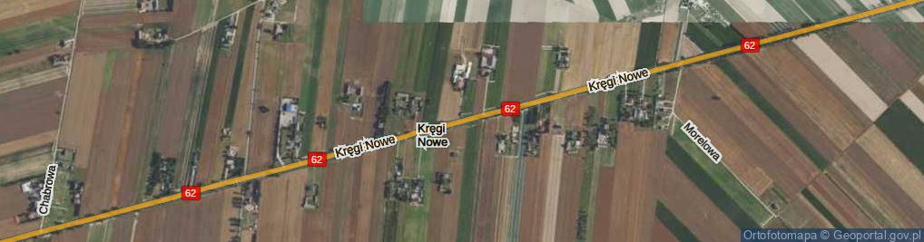 Zdjęcie satelitarne Kręgi Nowe ul.